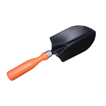 Garden trowel with comfortable handle